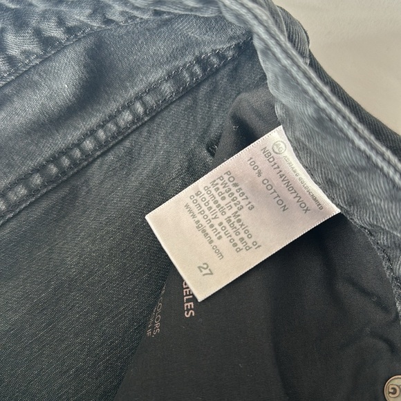 AG Denim Hailey High Waist Cut-Off  size 27 ( 7 years vintage onyx) - Picture 3 of 5